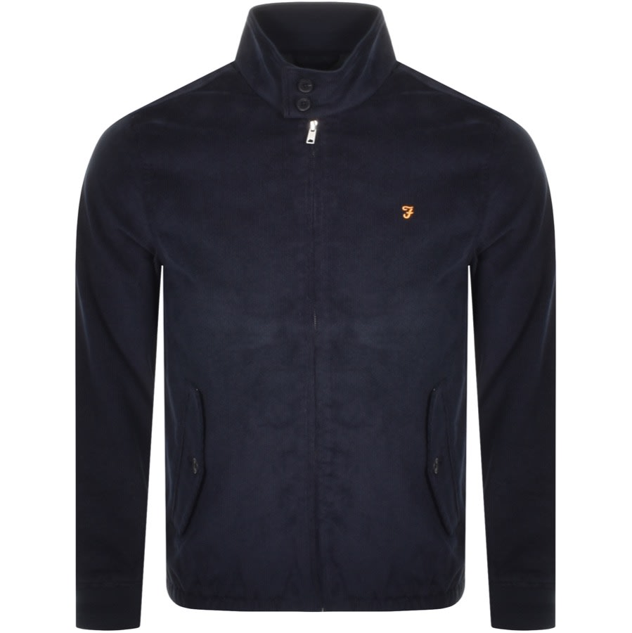 Alternative Image for ProductFarah Vintage Bowie Cord Harrington Jacket Navy1